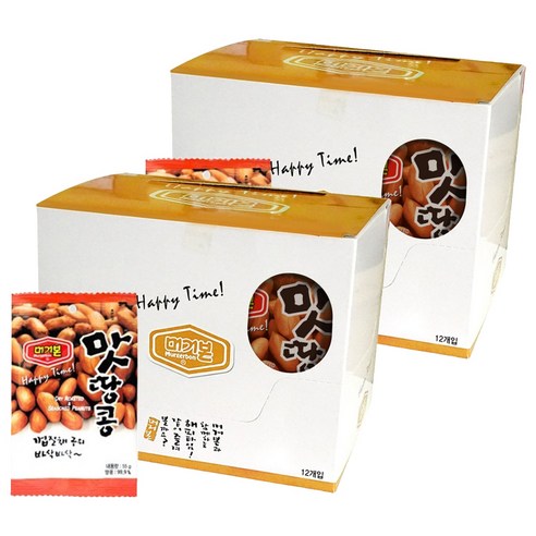 머거본 맛땅콩 55g, 24개