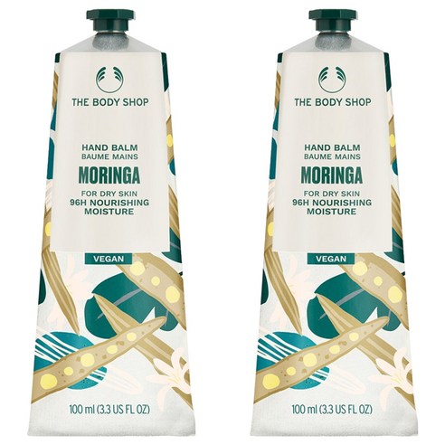 더바디샵 모링가 핸드 밤, 100ml, 2개