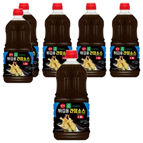 이엔 일식 튀김용 간장 소스, 1.8L, 6개