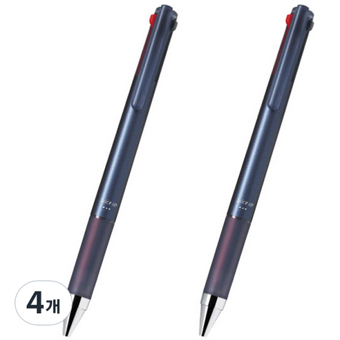 파이롯트 다기능 젤잉크 쥬스업 3색 다색펜 0.4mm, 미드나잇, 4개