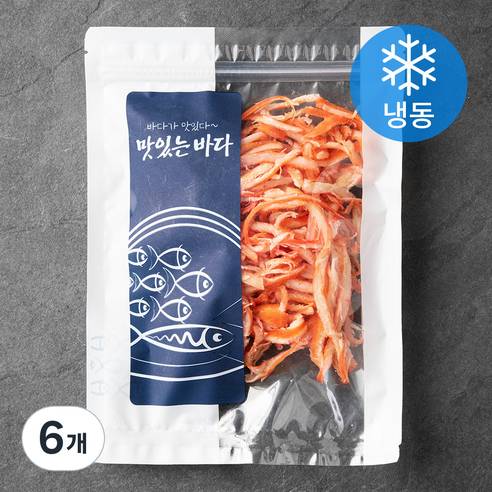 현복식품 홍진미 오징어채 (냉동), 150g, 6개