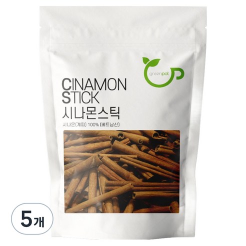 그린팟 시나몬스틱, 100g, 5개