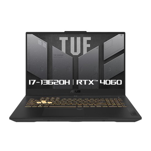 에이수스 2024 TUF 게이밍 F17 인텔코어i7-13620H 지포스 RTX 4060, Mecha Gray, 512GB, 16GB, Win11 Home, FX707VV-HX127
