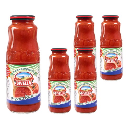 디벨라 토마토퓨레 루스티카, 680g, 5개