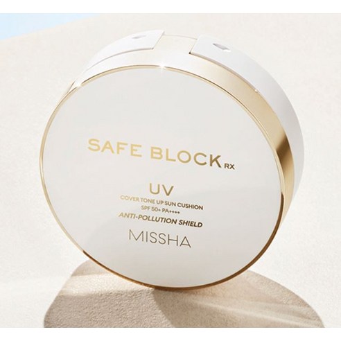 미샤 세이프 블록 RX 커버 톤업 선 쿠션 SPF50+ PA++++, 14g, 1개