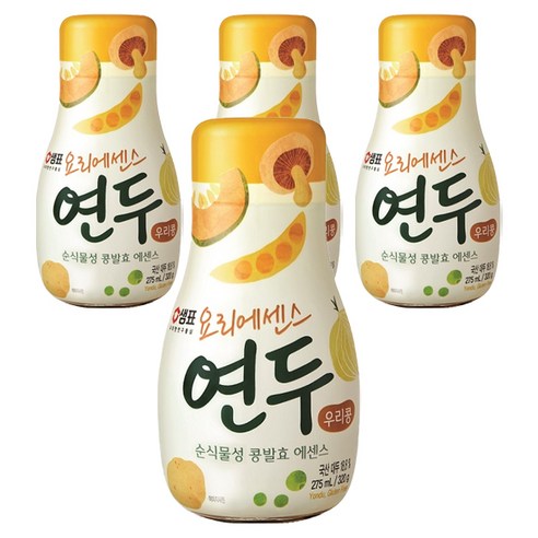 샘표 우리콩 요리에센스 연두, 320g, 4개