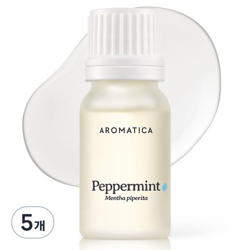 아로마티카 페퍼민트 에센셜 오일, 10ml, 5개