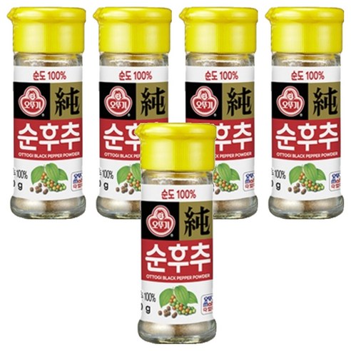 오뚜기 순후추, 20g, 5개