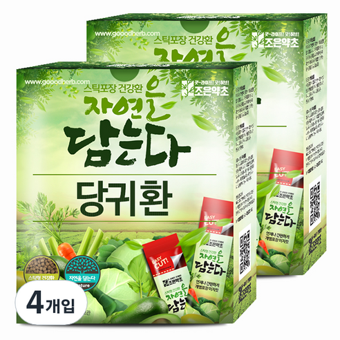 굿허브 조은약초 자연을 담는다 스틱형 당귀환, 4개, 90g