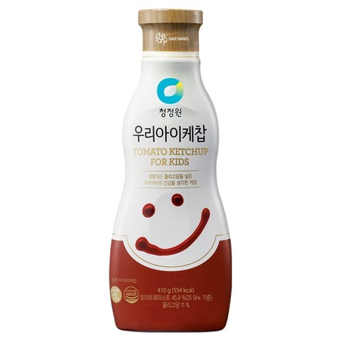 청정원 우리아이 토마토 케찹, 410g, 1개