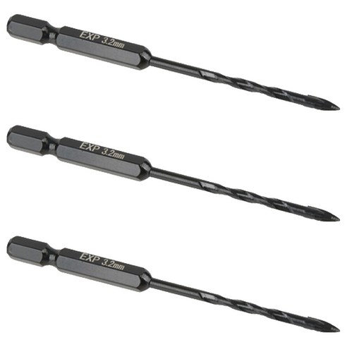 이엑스파워 4날 만능드릴비트 3.2mm EMD-32, 3개