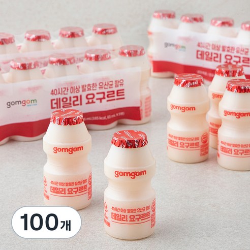 곰곰 데일리 요구르트, 65ml, 5개입, 20개