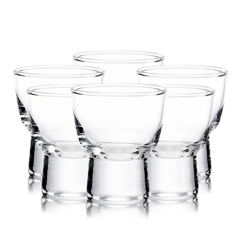 투명한 오션글라스 하이쿠 사케잔으로 혼술도 분위기 있게!