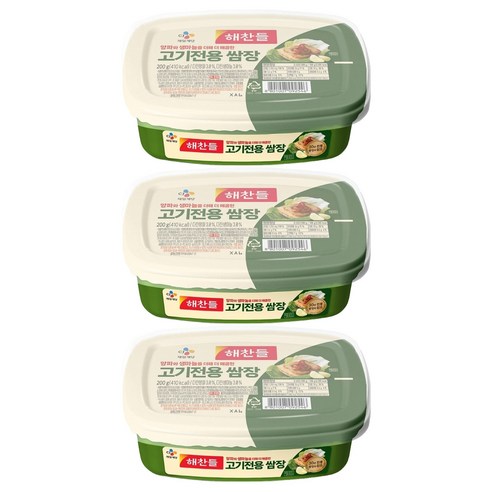 고기전용 쌈장, 200g, 3개