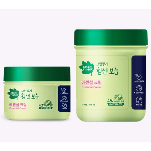 그린핑거 힘센보습 에센셜 유아크림, 500g, 2개