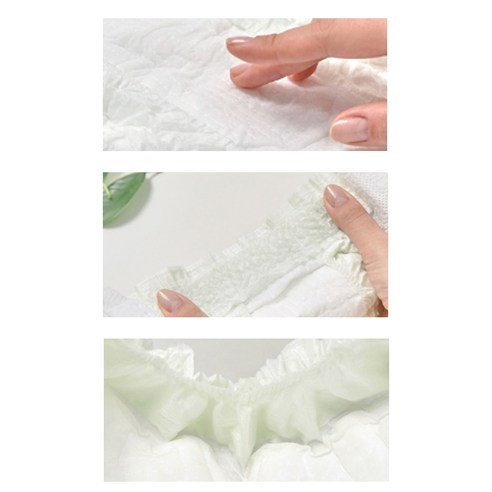 부드럽고 편안한 기저귀 착용을 위한 하기스 NEW 네이처메이드