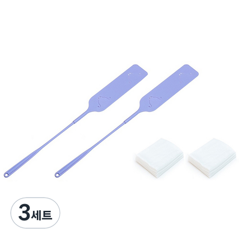 꼬까 틈새 먼지떨이 2p + 청소포 20p 세트, 퍼플, 3세트