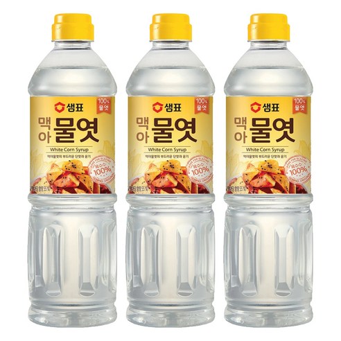 샘표 맥아물엿, 1.2kg, 3개