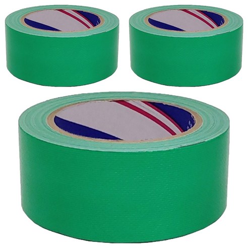 부광테이프 천면 청테이프 48mm x 23m, 청색, 3개
