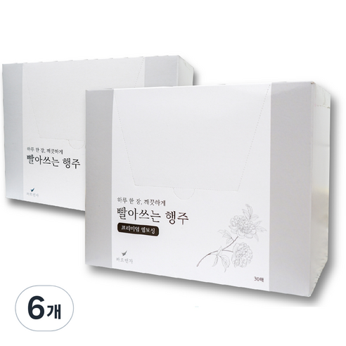 파르텐자 빨아쓰는 행주 일반형, 50개입, 6개