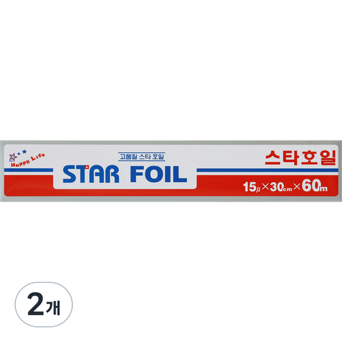 지제이알미늄 스타호일 15㎛, 2개