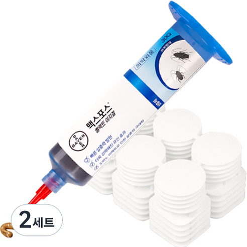 바이엘 맥스포스 셀렉트 겔 30g+먹이통 30개입, 30g, 2세트