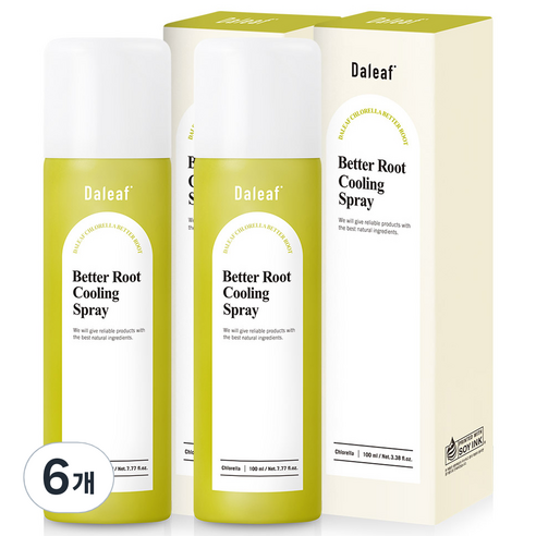 달리프 클로렐라 베러 루트 쿨링 스프레이, 100ml, 6개