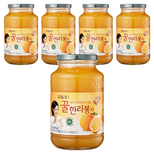 담터 꿀한라봉차, 1kg, 5개