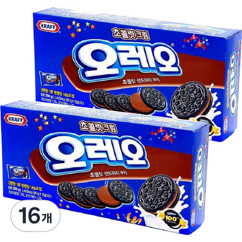 크래프트 오레오 초콜릿 크림 쿠키, 300g, 16개