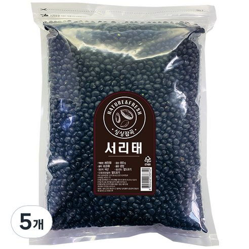 싱싱잡곡 서리태, 800g, 5개