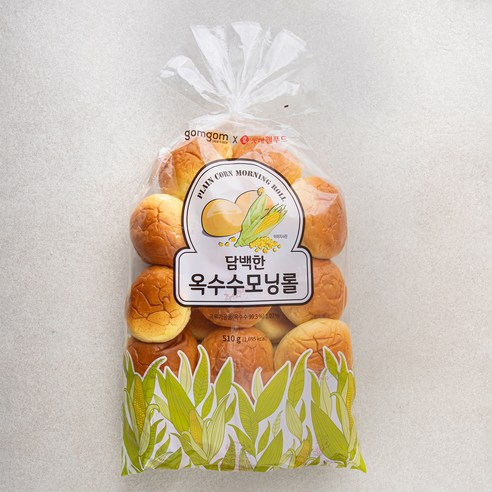 곰곰 담백한 옥수수 모닝롤, 510g, 2개 파리바게트 Best Top5