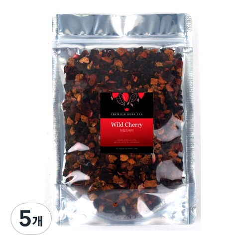 아름드레 블렌딩 허브차 와일드체리, 60g, 1개입, 5개