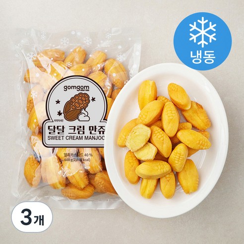 곰곰 달달 크림 만쥬, 600g, 3개
