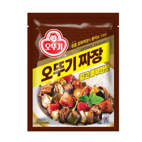 오뚜기 짜장 깊고 풍부한맛, 1kg, 1개