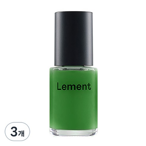 르멘트 컬러 네일, 40 클로버 그린, 14ml, 3개