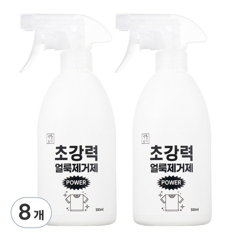 생활공식 초강력 파워 얼룩제거제, 500ml, 8개