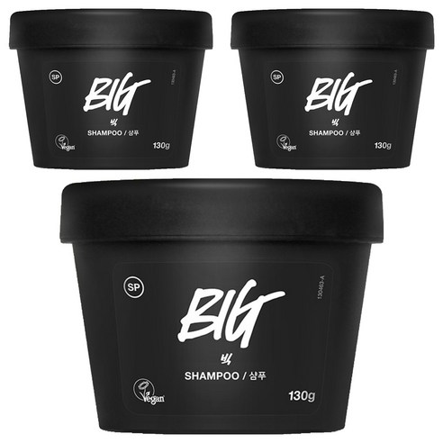 빅 샴푸, 130g, 3개