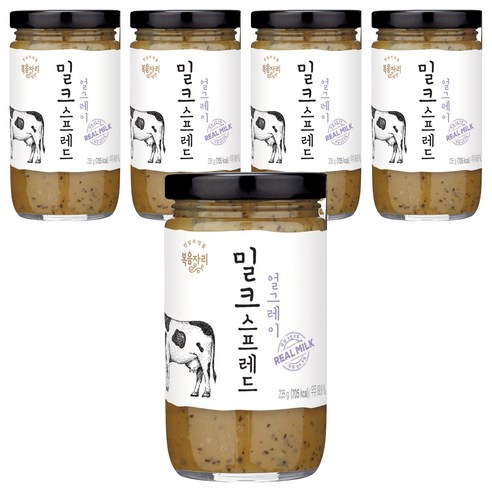복음자리 밀크스프레드 얼그레이, 235g, 5개