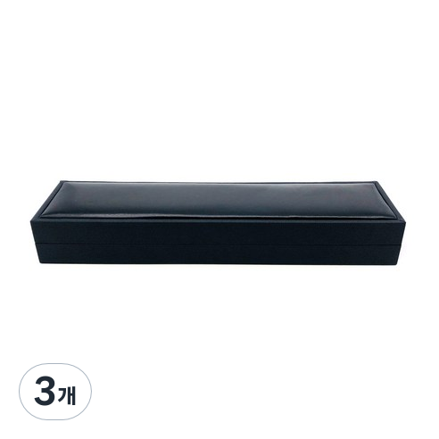 바미샵 가죽쿠션 롱목걸이 케이스, 3개