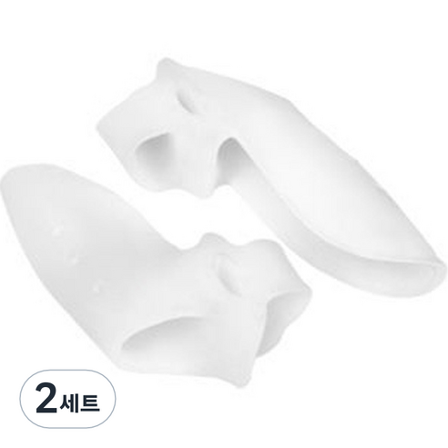 바이미 엄지발가락 보호대 좌우세트 화이트, 2세트