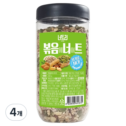 너트리 볶음에너어트, 350g, 4개