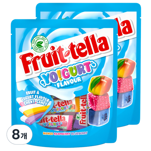 후르트텔라 요구르트 츄잉캔디, 358g, 8개