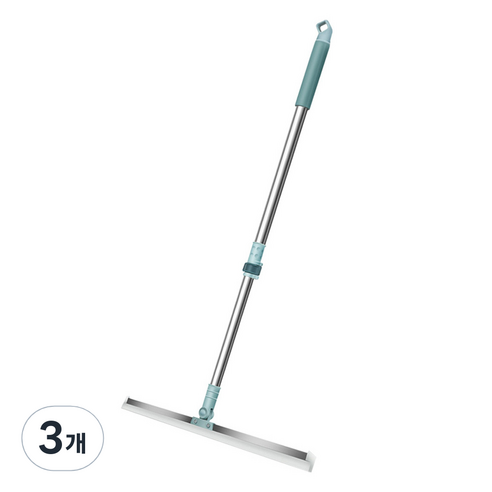 무식이네 워터쓱싹 180도 욕실 물기제거 2단 롱 스퀴지 그린, 3개