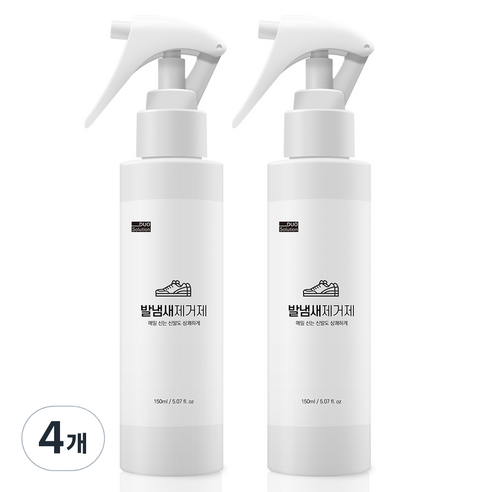 듀오솔루션 수프레 발냄새 제거제, 150ml, 4개