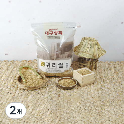 대구상회 귀리쌀, 2개, 2kg