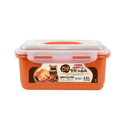 로이첸 참숯 진공 황토 누름독 3.5L, 1개, 단품