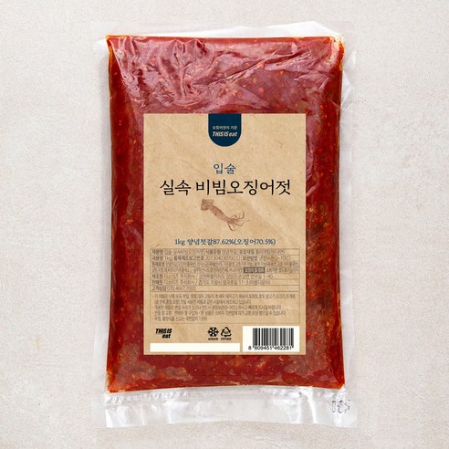 입술 실속 비빔오징어젓, 1kg, 1개