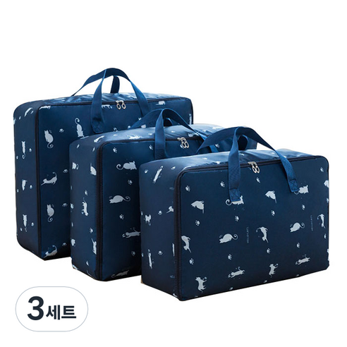 방수 이불정리함 특대형 + 대형 + 중형 세트, 랜덤 발송, 3세트