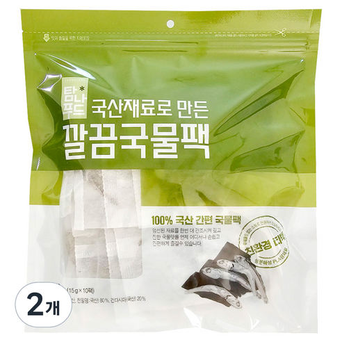 해심 깔끔 국물팩 10p, 150g, 2개