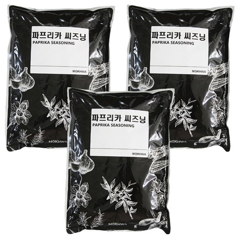 딜리셔스마켓 파프리카시즈닝 향신료, 1kg, 3개